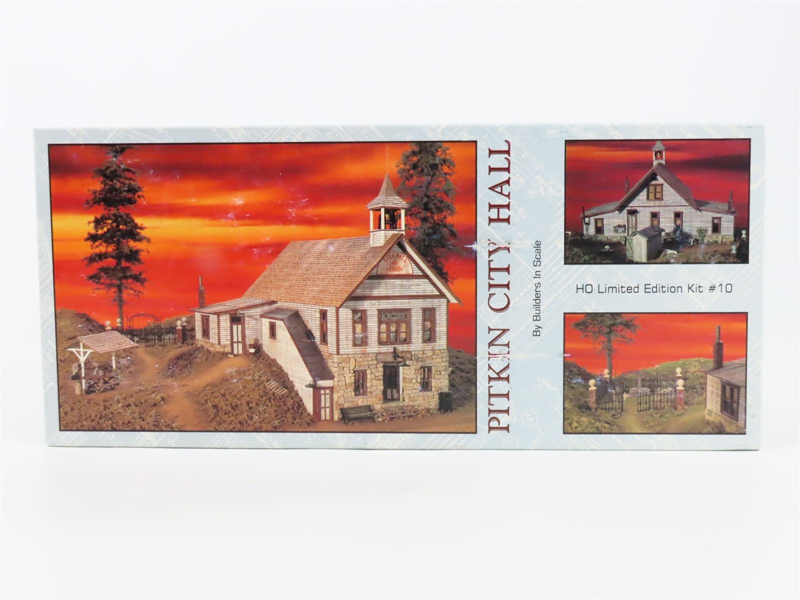 HO Scale Builder in Scale 10 Pitkin City Hall Building Kit
