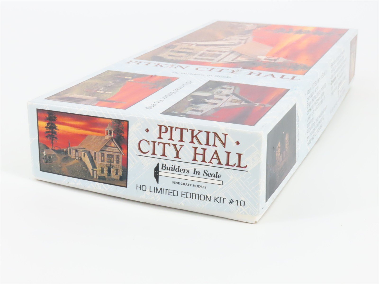 HO Scale Builder in Scale 10 Pitkin City Hall Building Kit