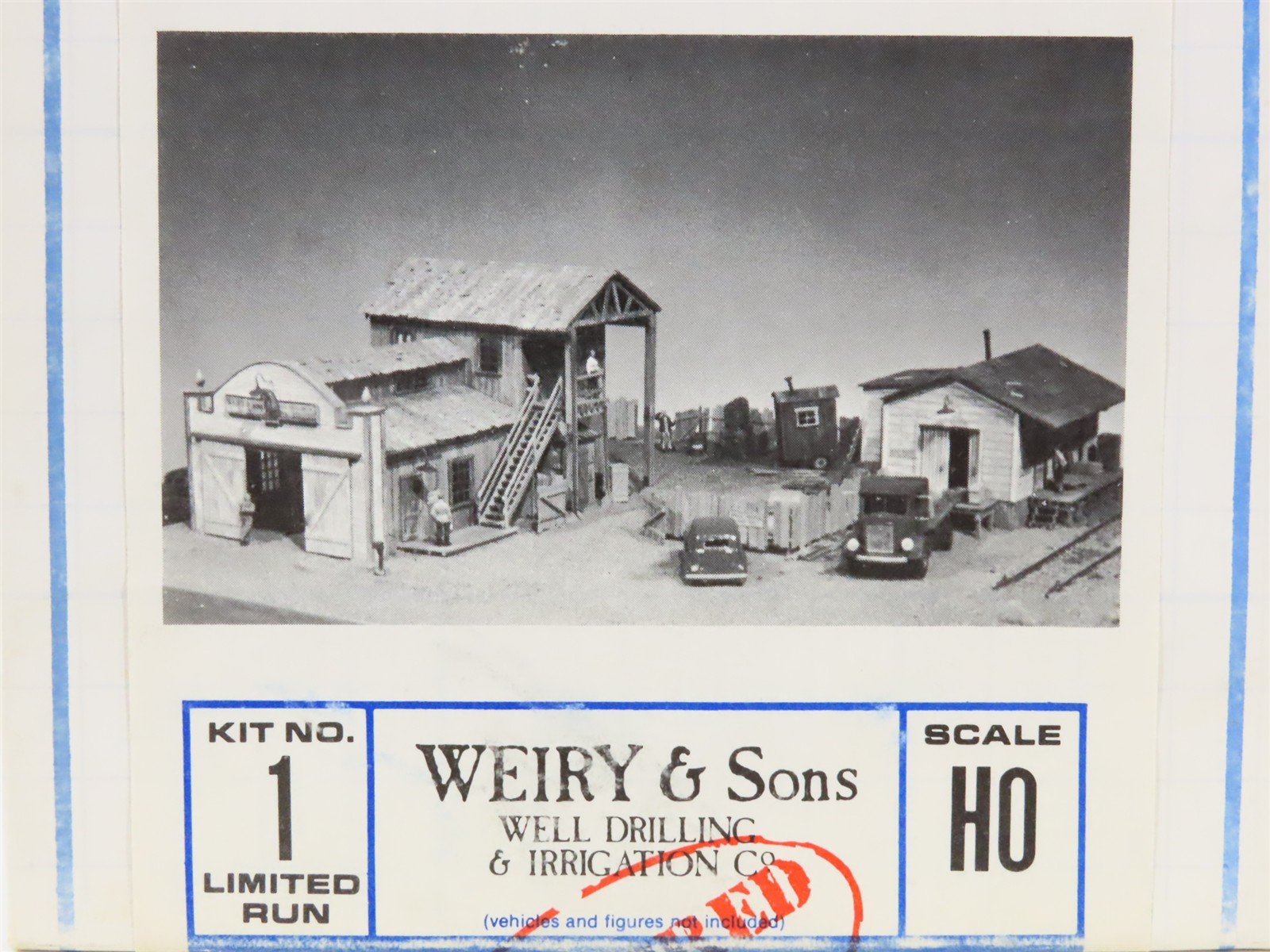 HO Builder in Scale 1 Weiry & Sons Well Drilling & Irrigation Building Kit