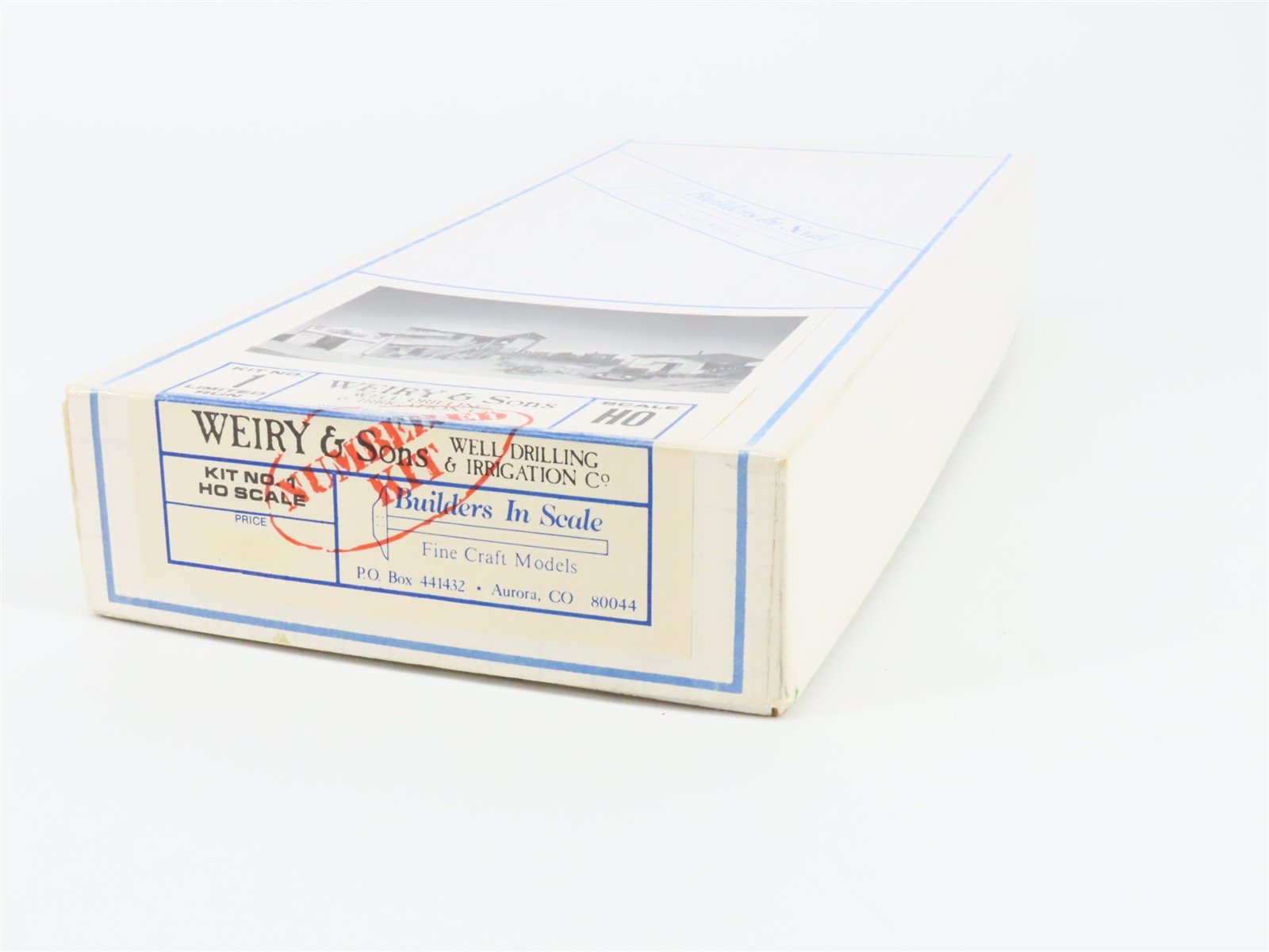 HO Builder in Scale 1 Weiry & Sons Well Drilling & Irrigation Building Kit