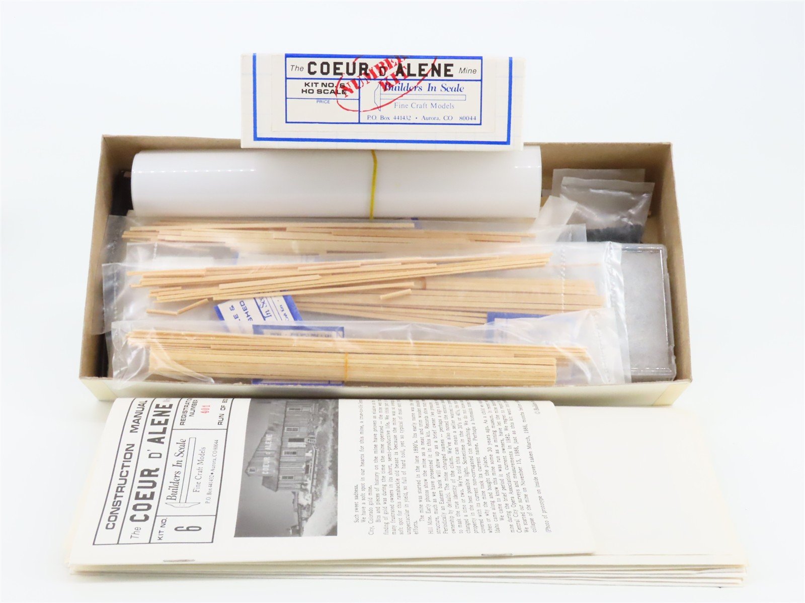 HO Scale Builder in Scale 6 Coeur D' Alene Mine Building Kit