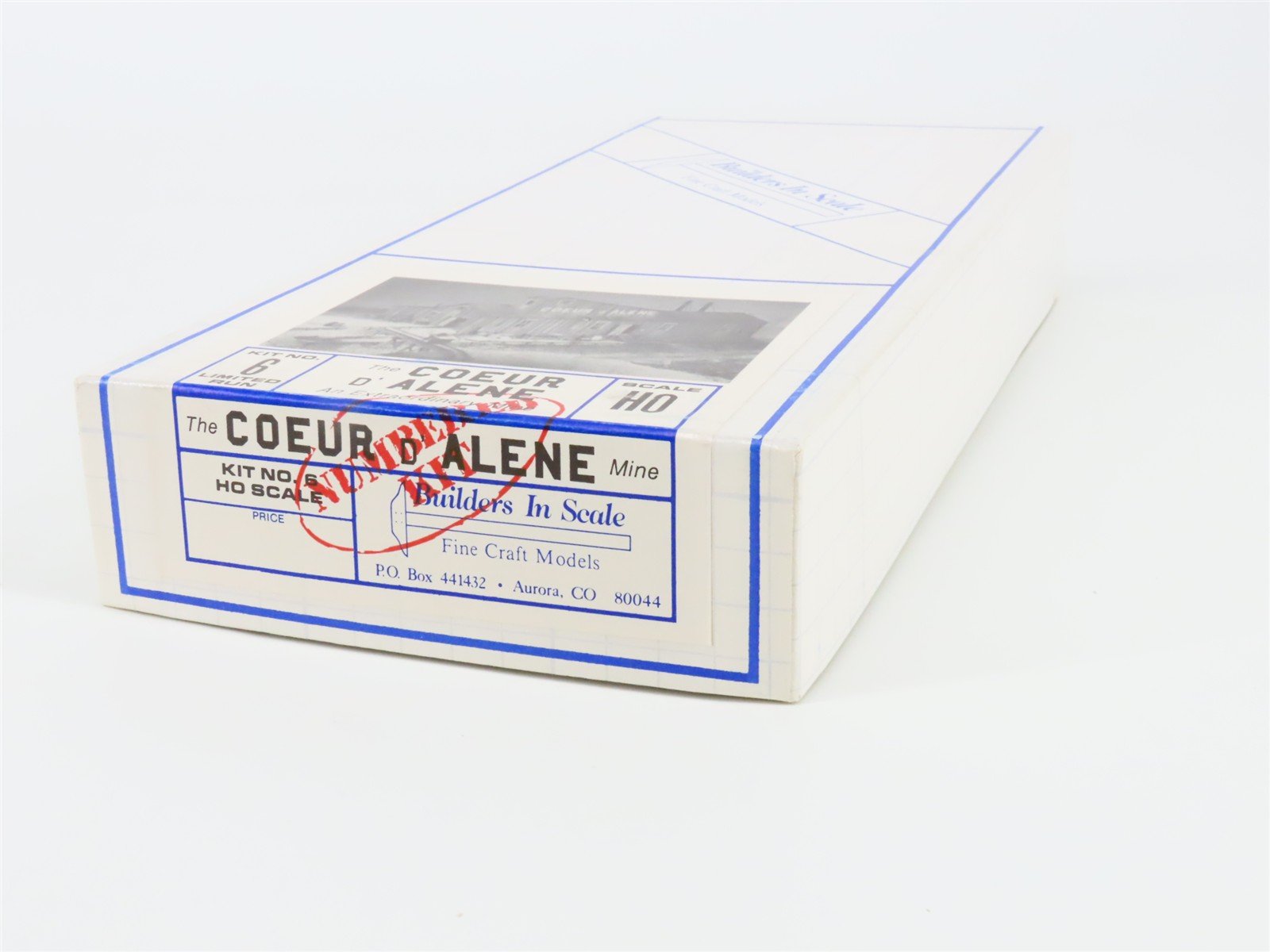 HO Scale Builder in Scale 6 Coeur D' Alene Mine Building Kit