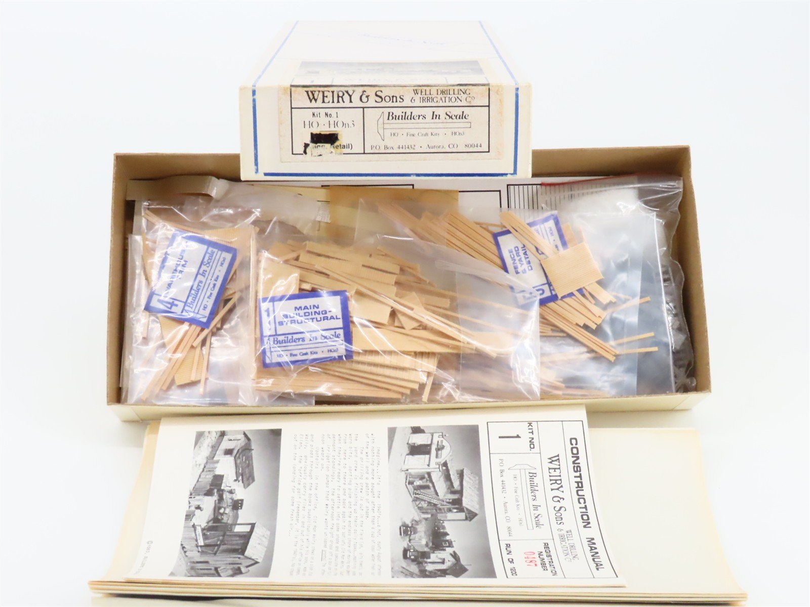 HO Builder in Scale 1 Weiry & Sons Well Drilling & Irrigation Building Kit
