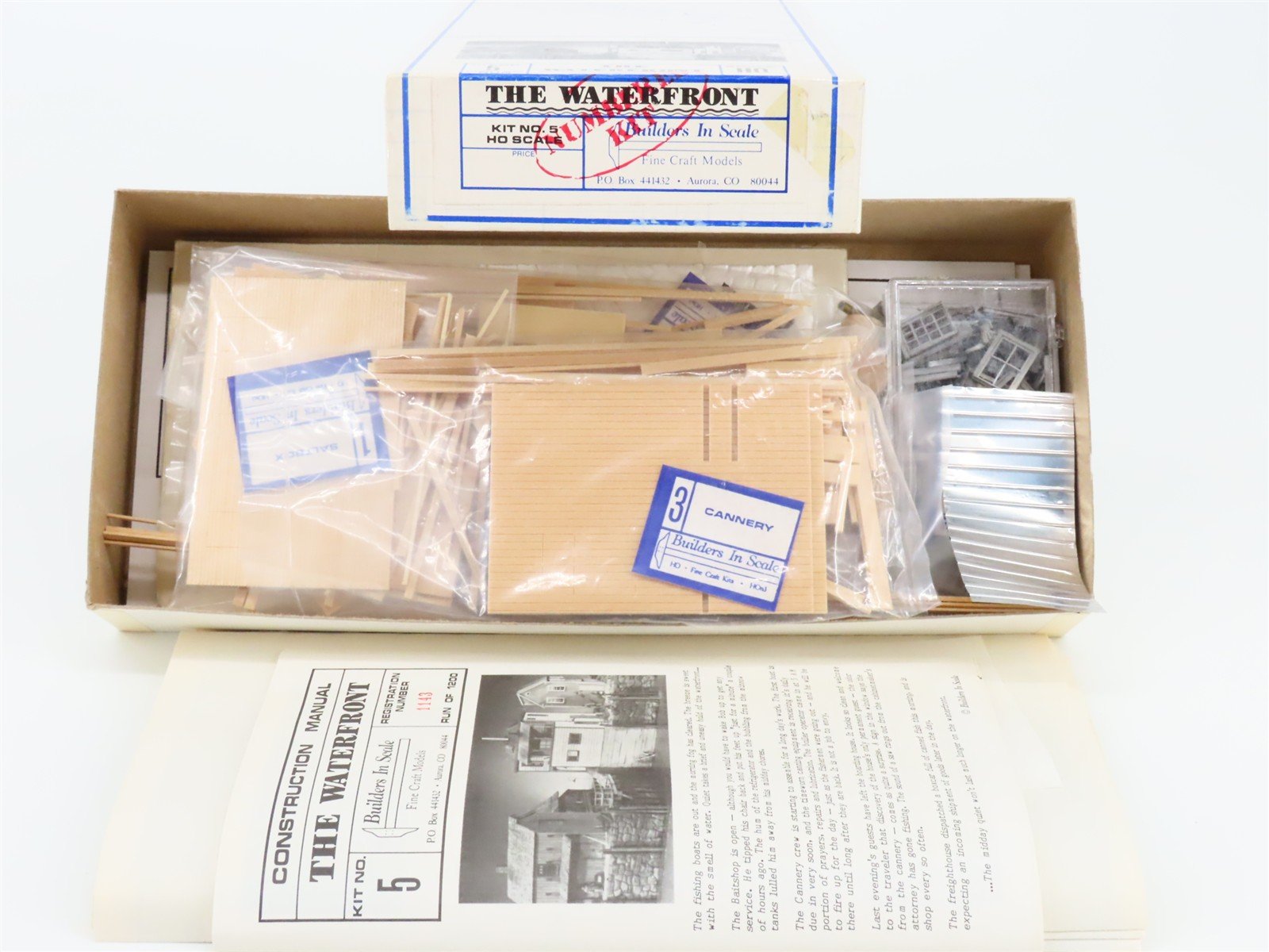 HO Scale Builders in Scale 5 The Waterfront Building Kit