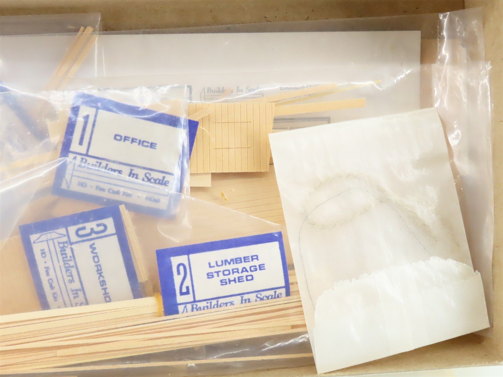 HO Scale Builders in Scale 2 G.W. Nichols Wood Building Kit