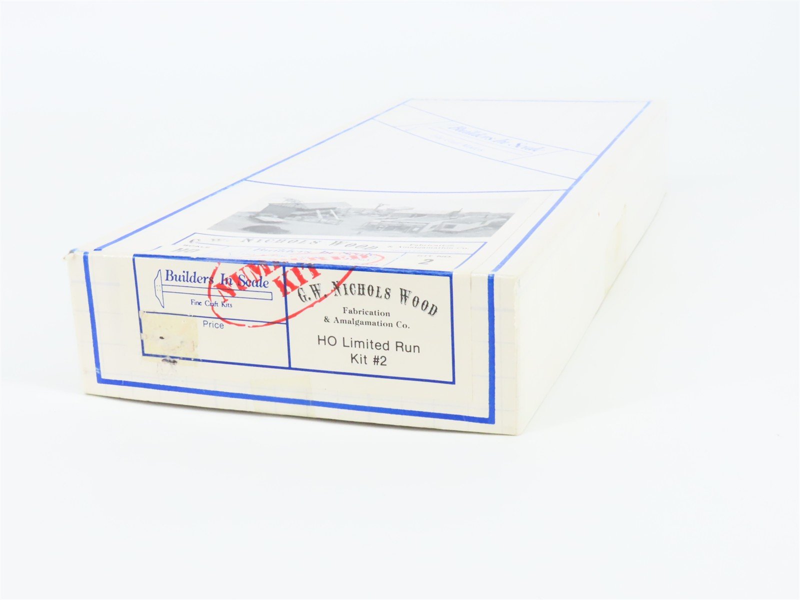 HO Scale Builders in Scale 2 G.W. Nichols Wood Building Kit