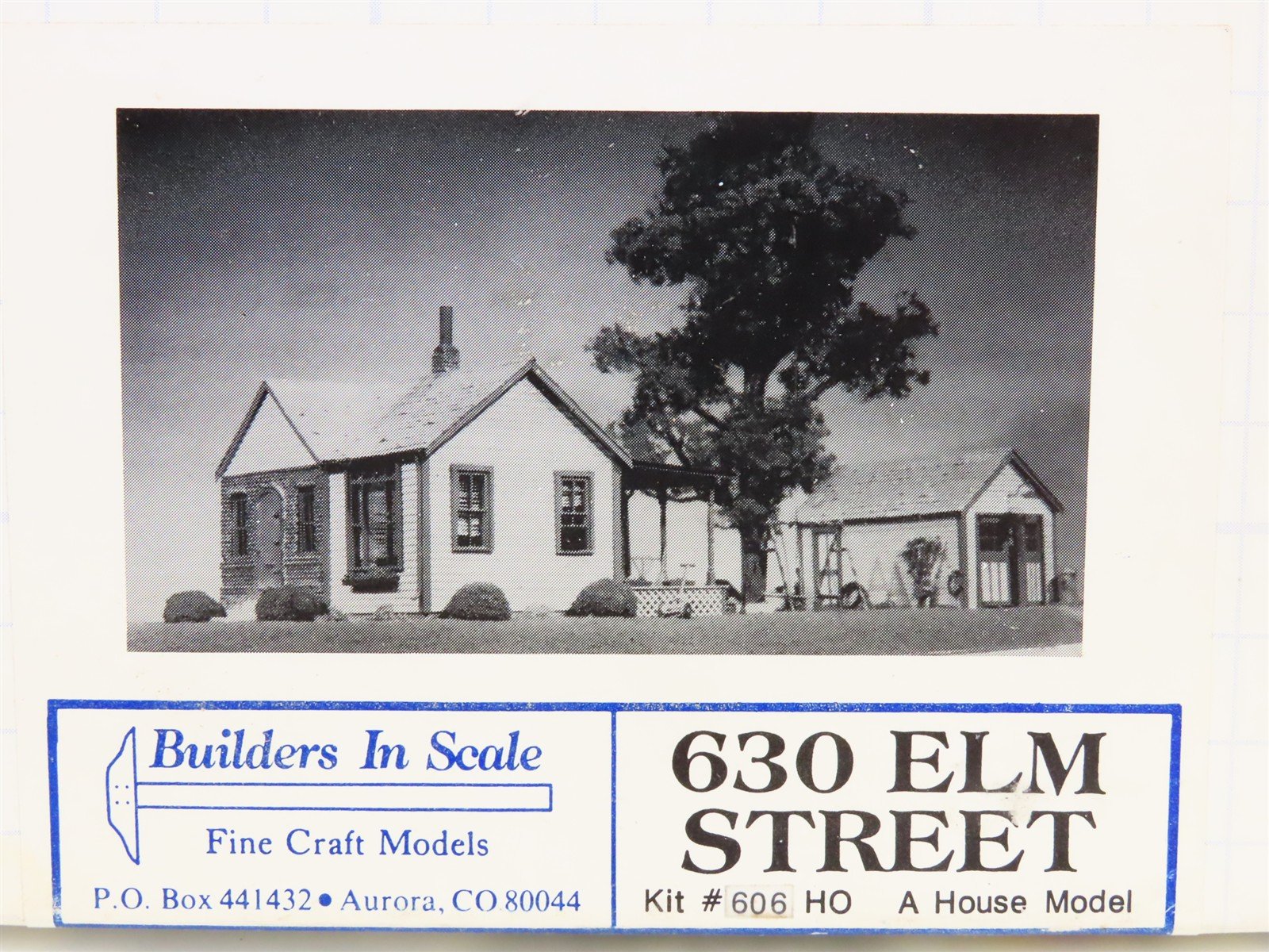 HO Scale Builders in Scale 606 630 Elm Street Building Kit