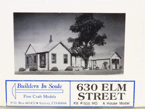 HO Scale Builders in Scale 606 630 Elm Street Building Kit