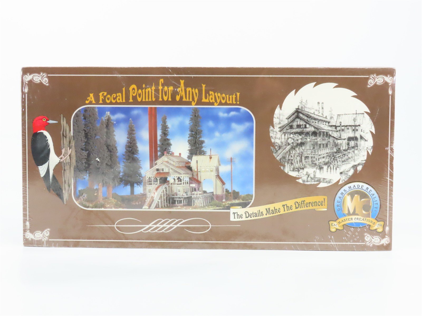 HO Scale Master Creations Coon Gap Sawmill McCabe Lumber Building Kit