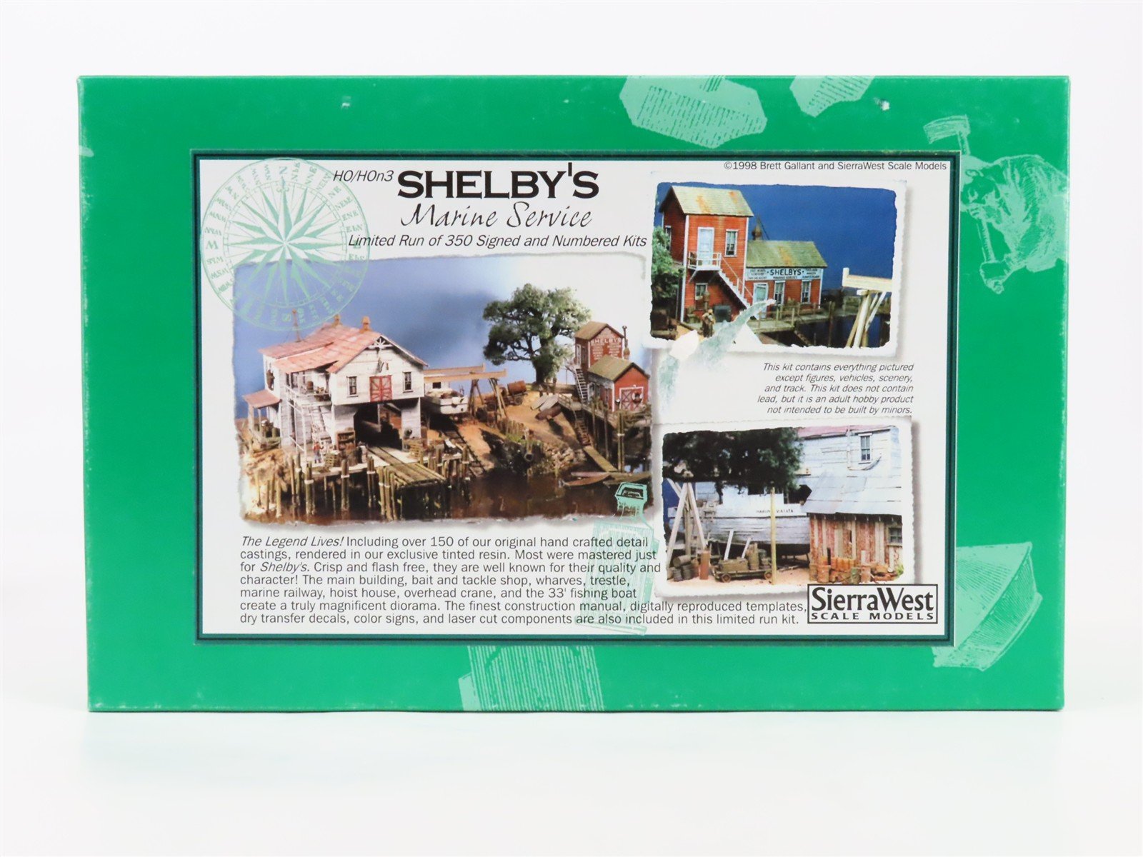 HO/HOn3 Scale Sierra West 103 Shelby's Marine Service Building Kit