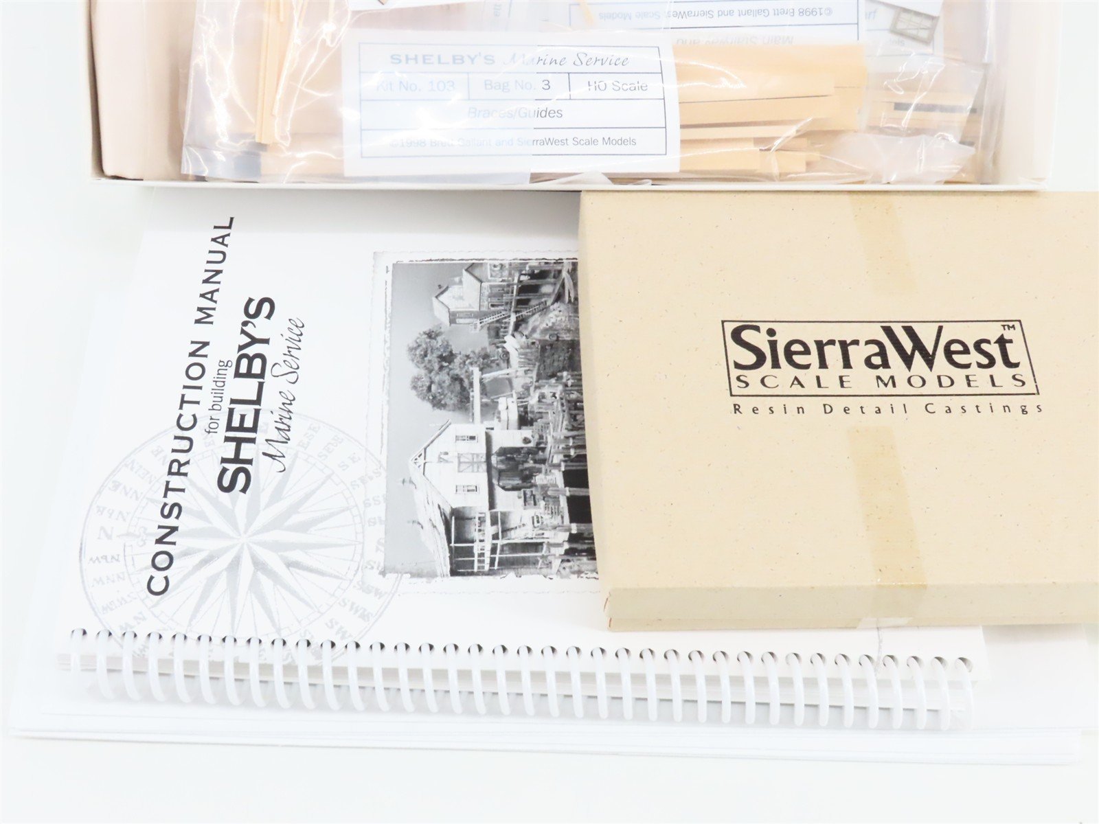 HO/HOn3 Scale Sierra West 103 Shelby's Marine Service Building Kit