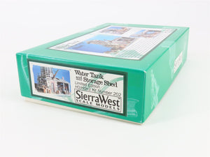 HO Scale Sierra West 202 Water Tank & Storage Shed Building Kit
