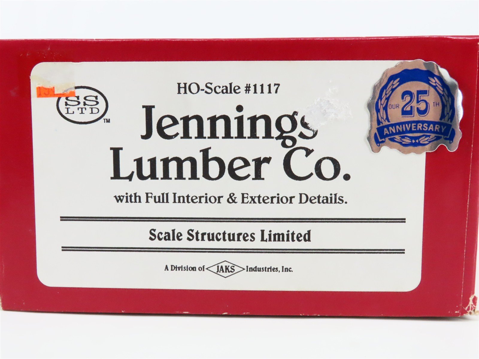 HO Scale SS Ltd 1117 Jennings Lumber Co Building Kit