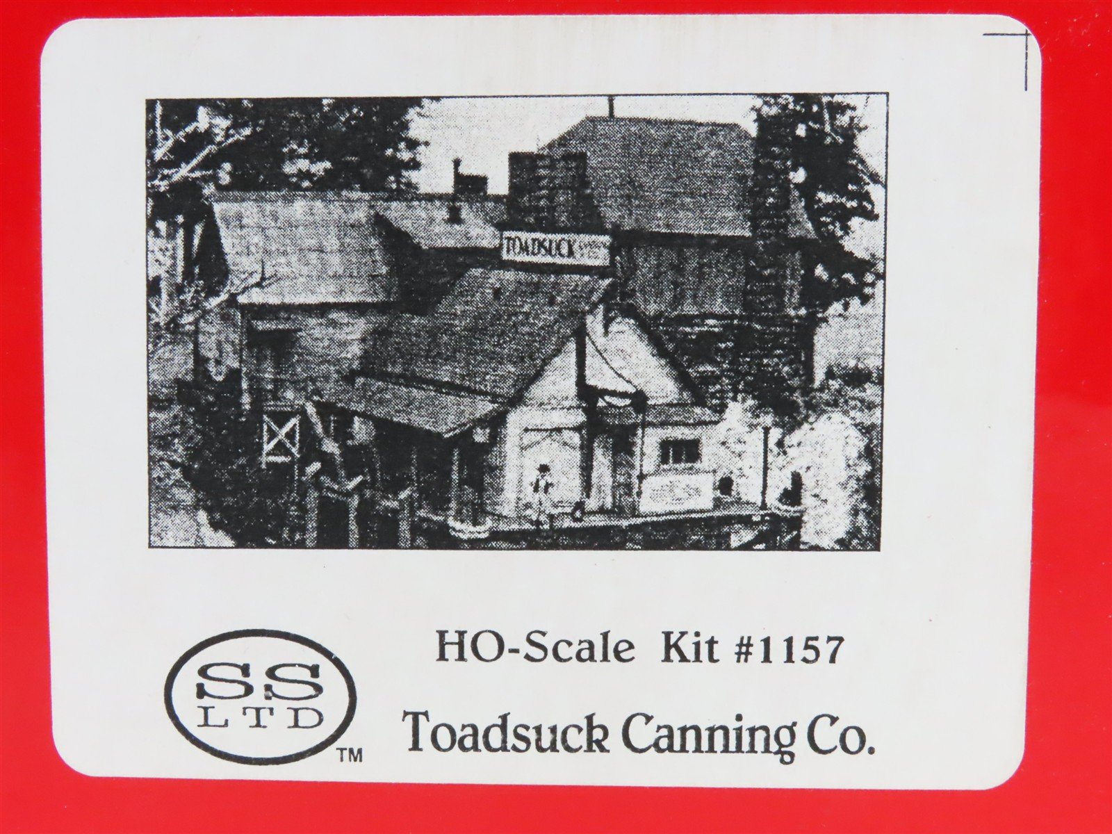 HO Scale SS Ltd 1157 Toadsuck Canning Co Building Kit