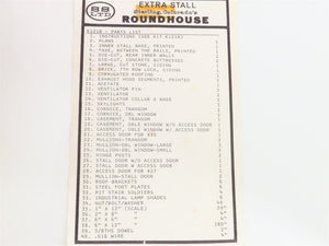 HO Scale SS Ltd K121B Extra Stall for Sterling, CO Roundhouse Building Kit