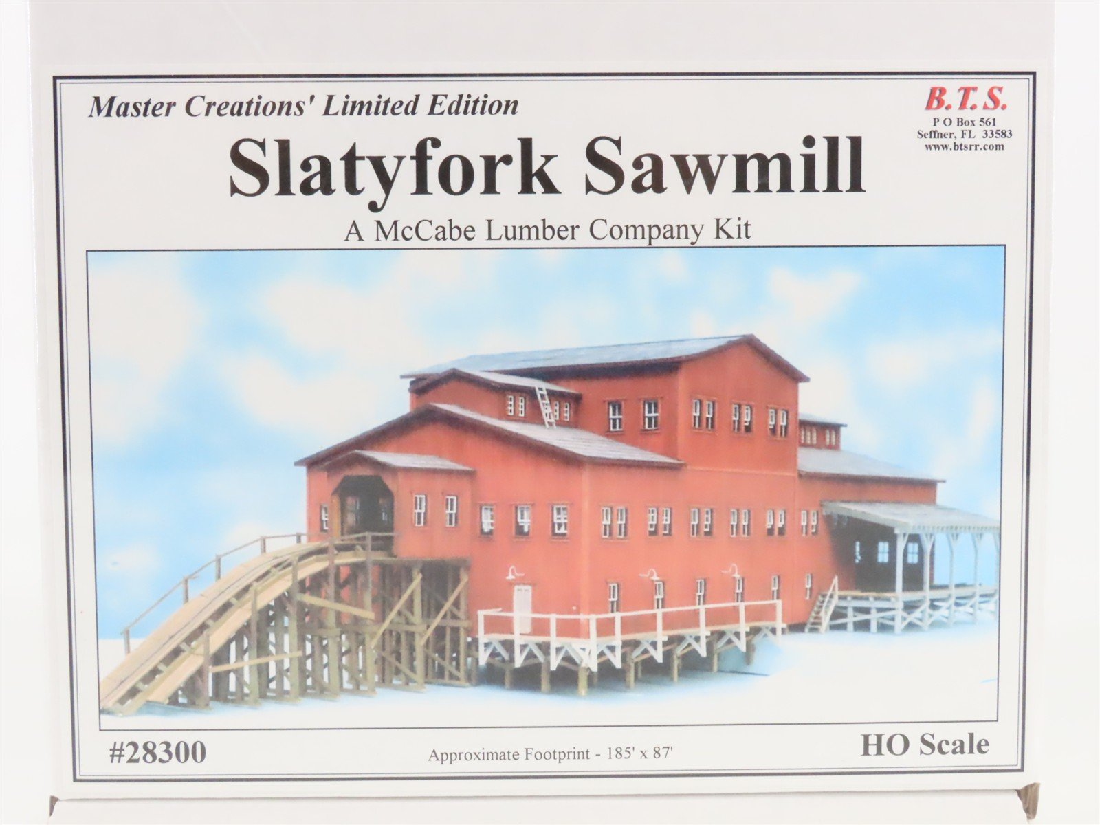 HO Scale Master Creations 28300-042 Slatyfork Sawmill Building Kit SEALED