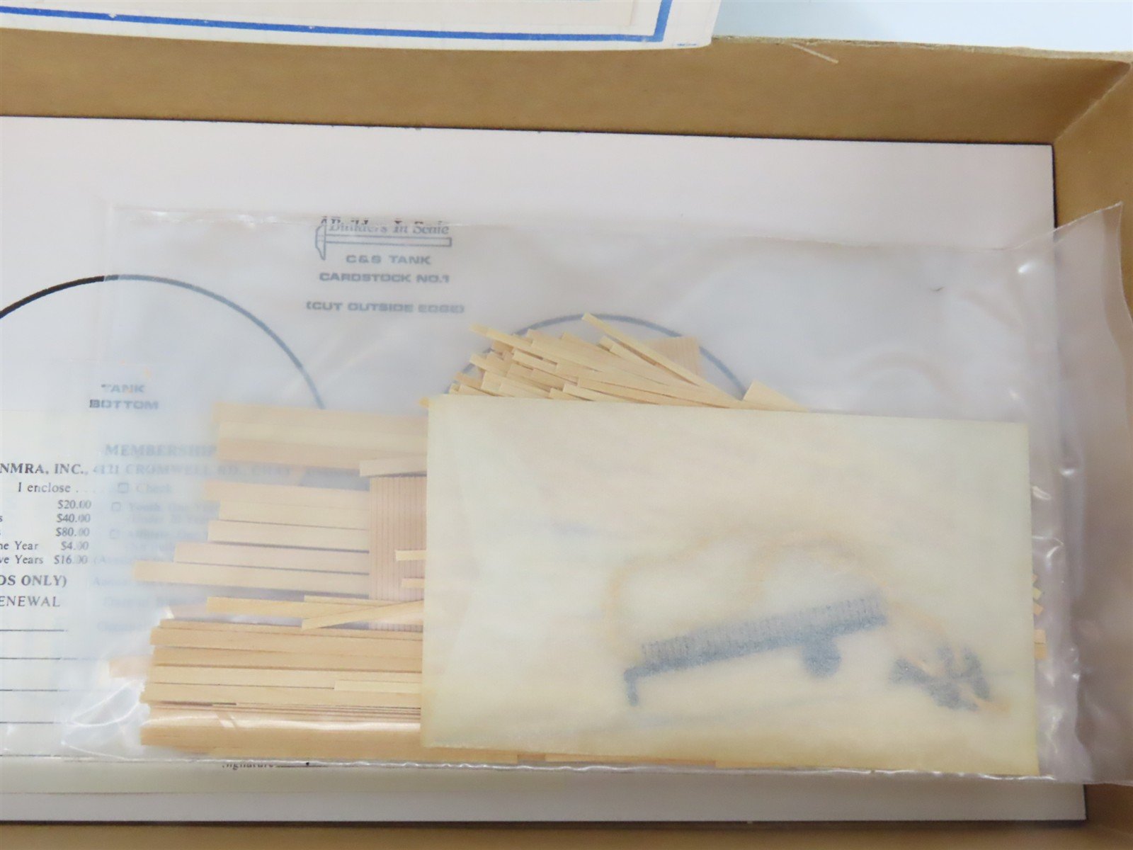 HO 1/87 Builders In Scale Craftsman Kit #104 C&S Water Tank