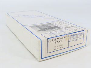 HO 1/87 Builders In Scale Craftsman Kit #104 C&S Water Tank