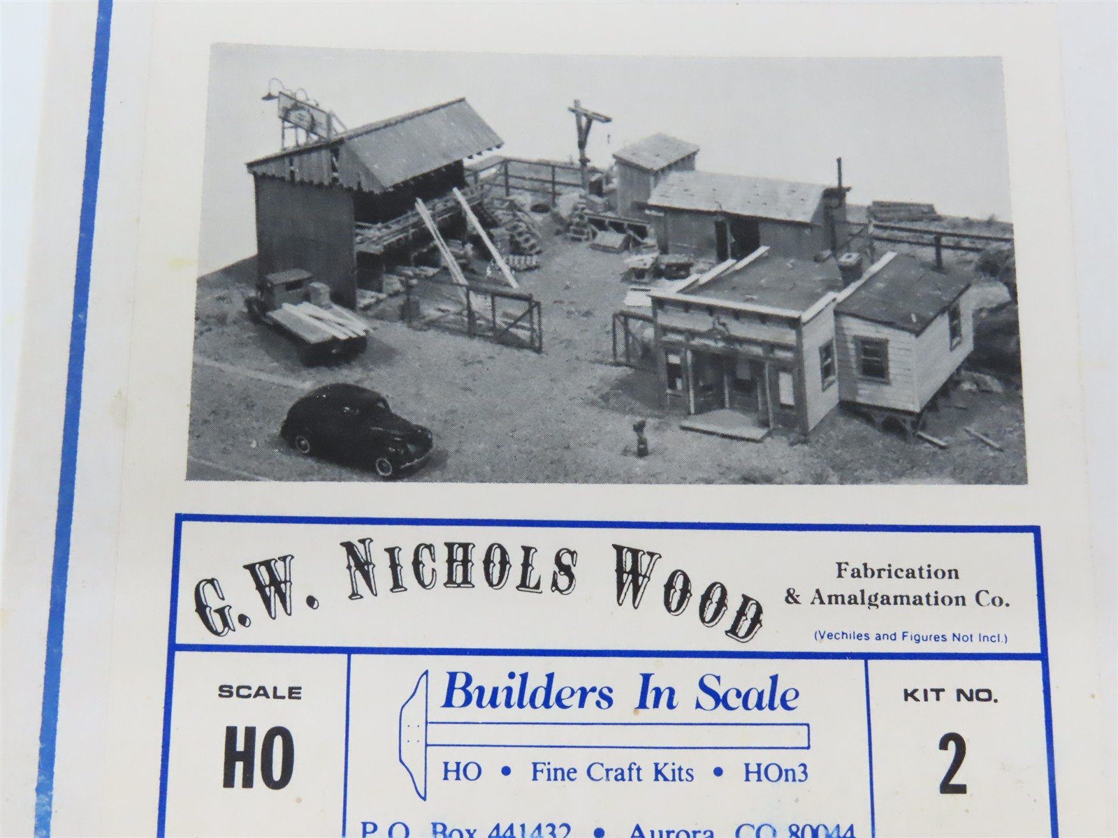 HO 1/87 Builders In Scale Craftsman Kit #2 G.W. Nichols Wood