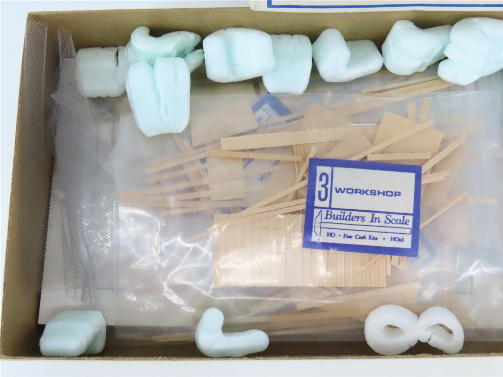 HO 1/87 Builders In Scale Craftsman Kit #2 G.W. Nichols Wood