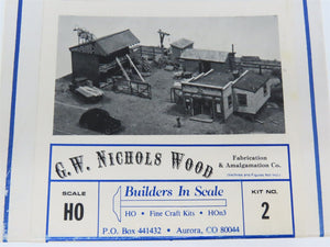HO 1/87 Builders In Scale Craftsman Kit #2 G.W. Nichols Wood