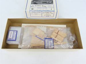 HO 1/87 Builders In Scale Craftsman Kit #2 G.W. Nichols Wood