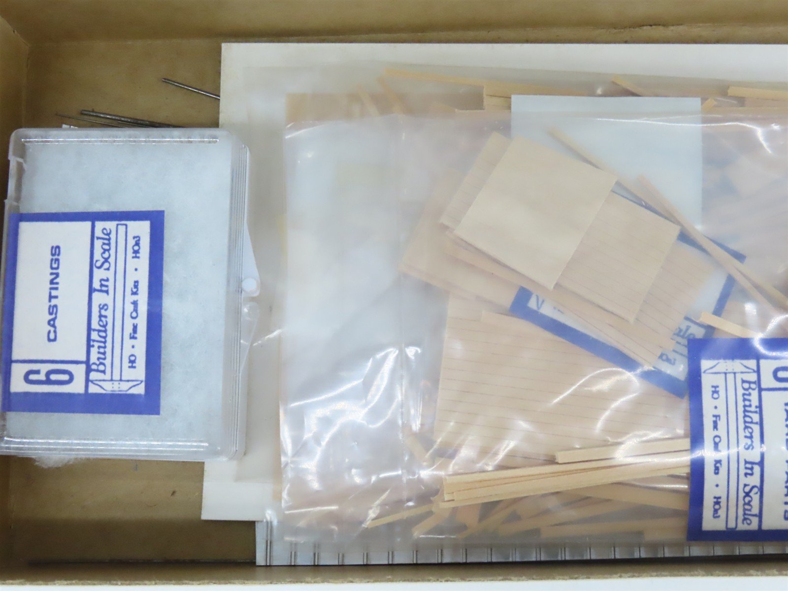 HO 1/87 Builders In Scale Craftsman Kit #2 G.W. Nichols Wood