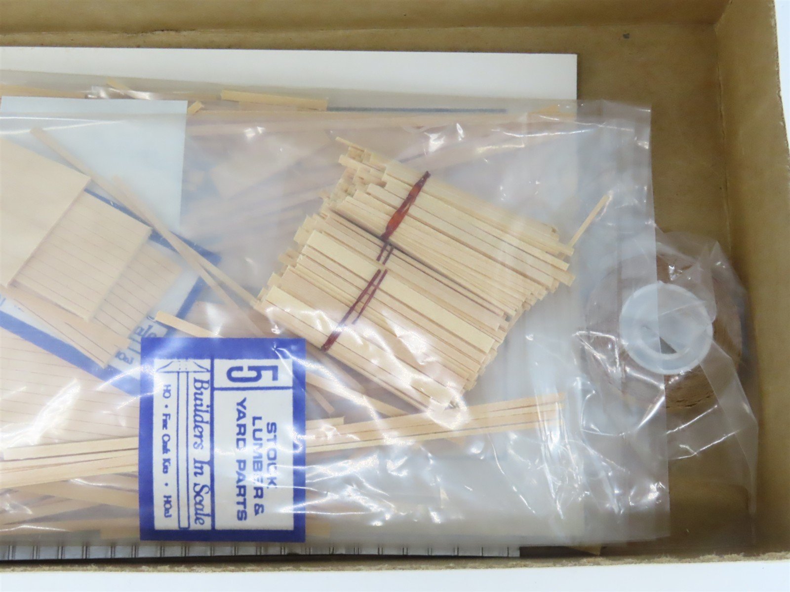 HO 1/87 Builders In Scale Craftsman Kit #2 G.W. Nichols Wood