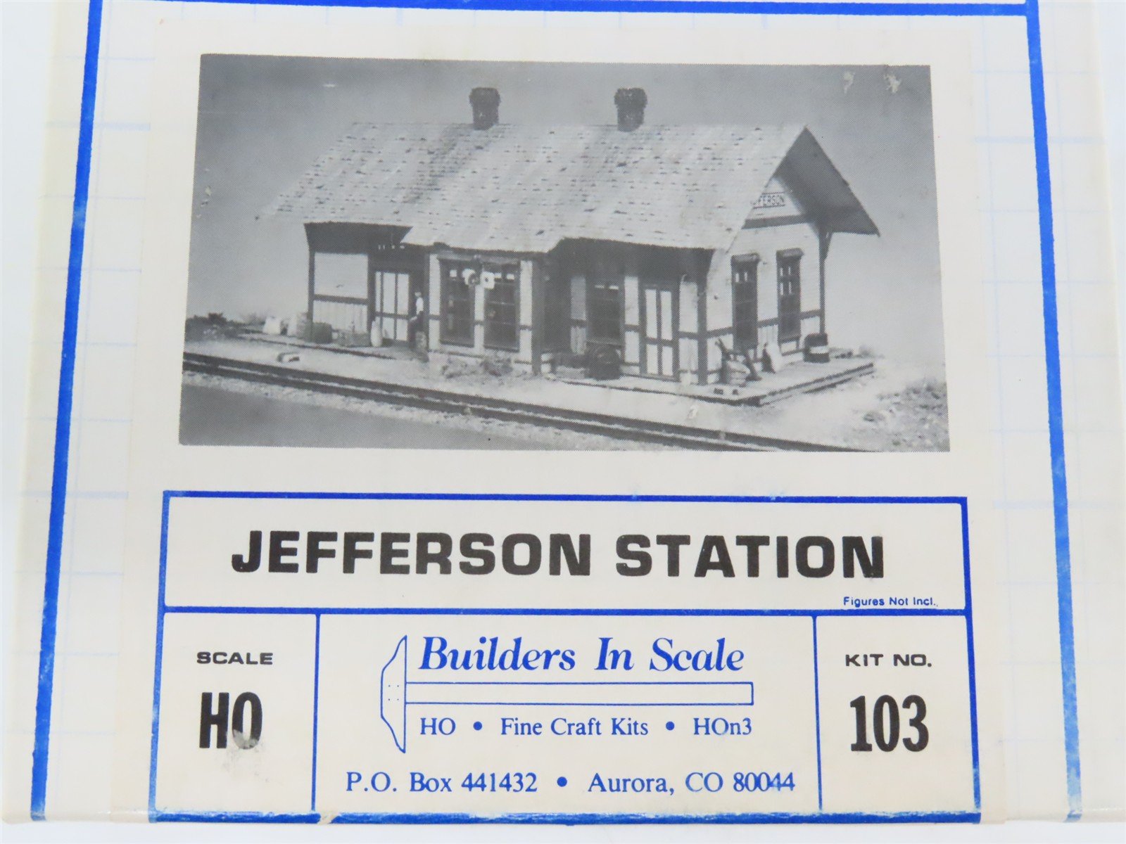 HO 1/87 Builders In Scale Craftsman Kit #103 Jefferson Station