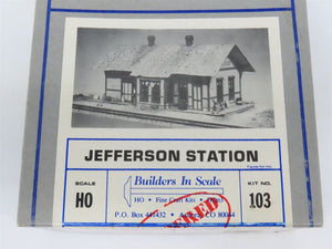 HO 1/87 Builders In Scale Craftsman Kit #103 Jefferson Station