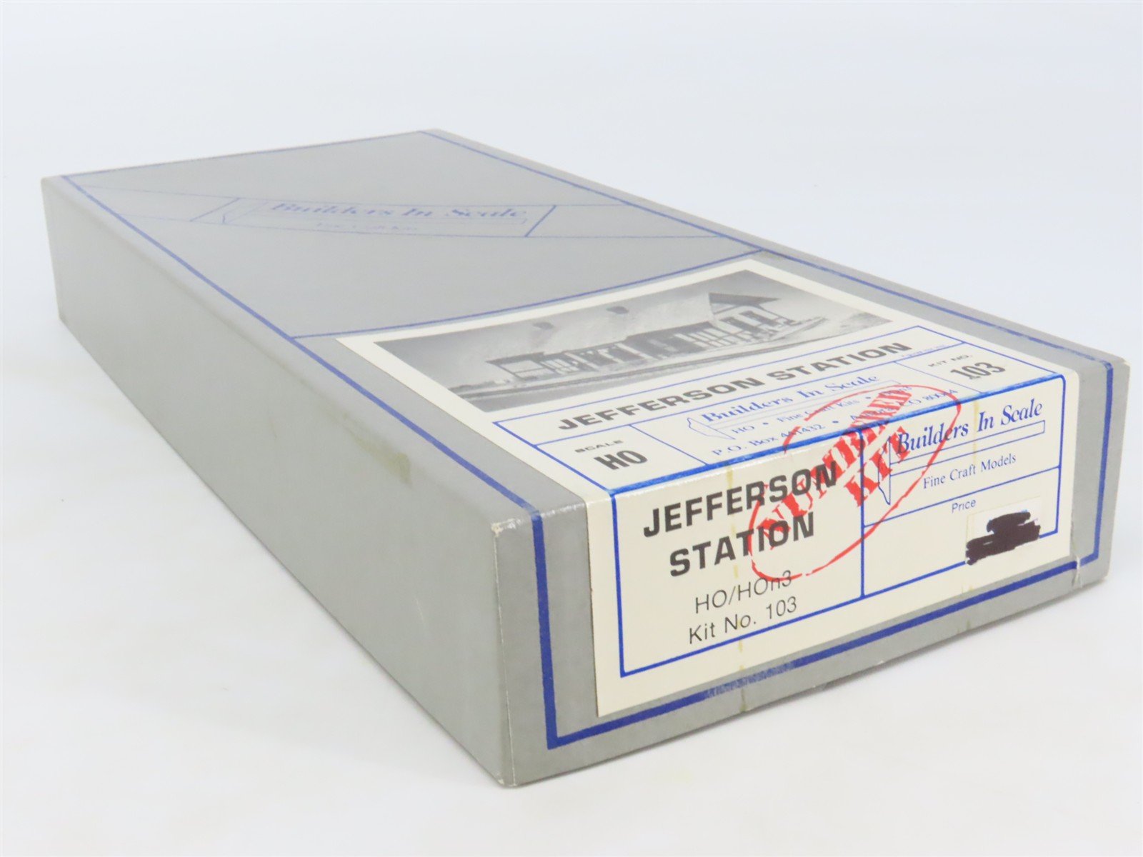 HO 1/87 Builders In Scale Craftsman Kit #103 Jefferson Station