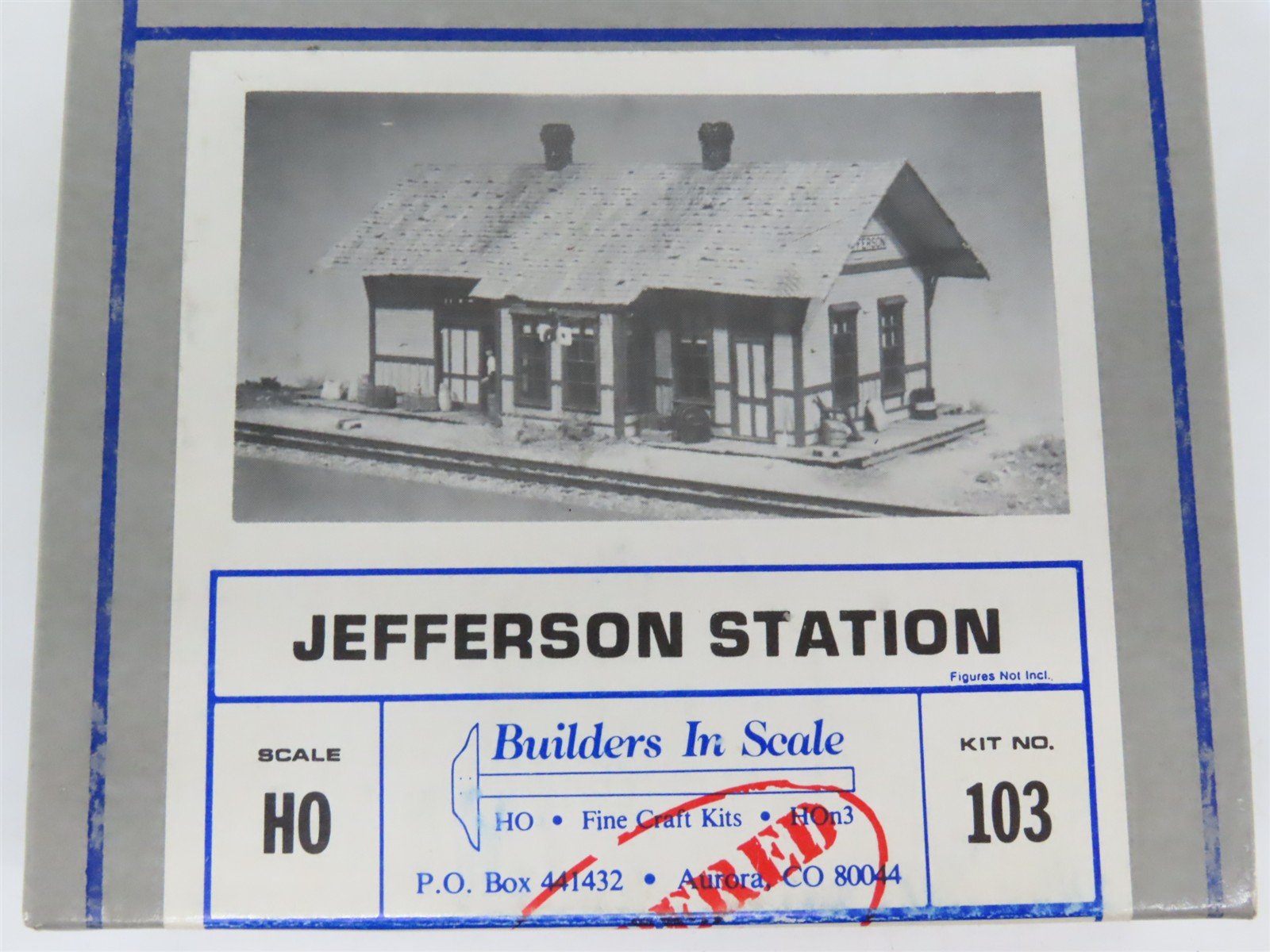 HO 1/87 Builders In Scale Craftsman Kit #103 Jefferson Station