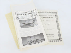 HO 1/87 Builders In Scale Craftsman Kit #103 Jefferson Station