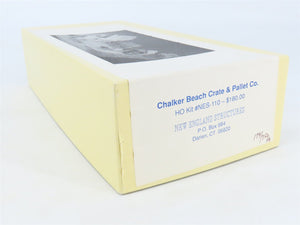 HO New England Structures Craftsman Kit #NES-110 Chalker Beach Crate & Pallet Co