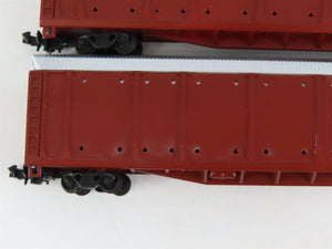 LOT of 3 N Scale Con-Cor 0001-60300 Unlettered Tri-Level Auto Rack Cars