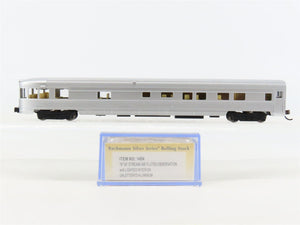 N Bachmann Silver 14554 Unlettered 85' Streamline Fluted Observation Passenger