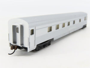 N Bachmann Silver 14554 Unlettered 85' Streamline Fluted Observation Passenger