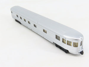 N Bachmann Silver 14554 Unlettered 85' Streamline Fluted Observation Passenger