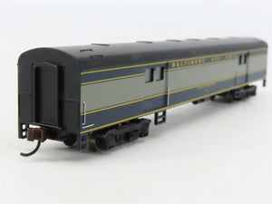 N Scale Bachmann Silver 14453 B&O Baltimore & Ohio 72' Baggage Passenger #763