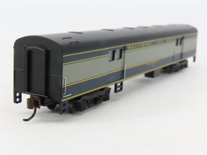 N Scale Bachmann Silver 14453 B&O Baltimore & Ohio 72' Baggage Passenger #763