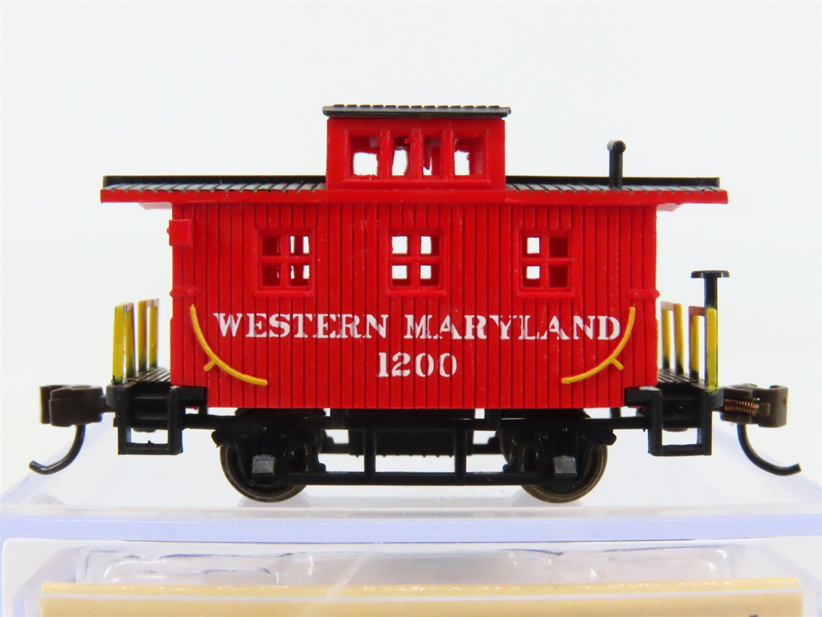 N Bachmann Silver 15755 WM Western Maryland Old-Time Center Cupola Caboose #1200