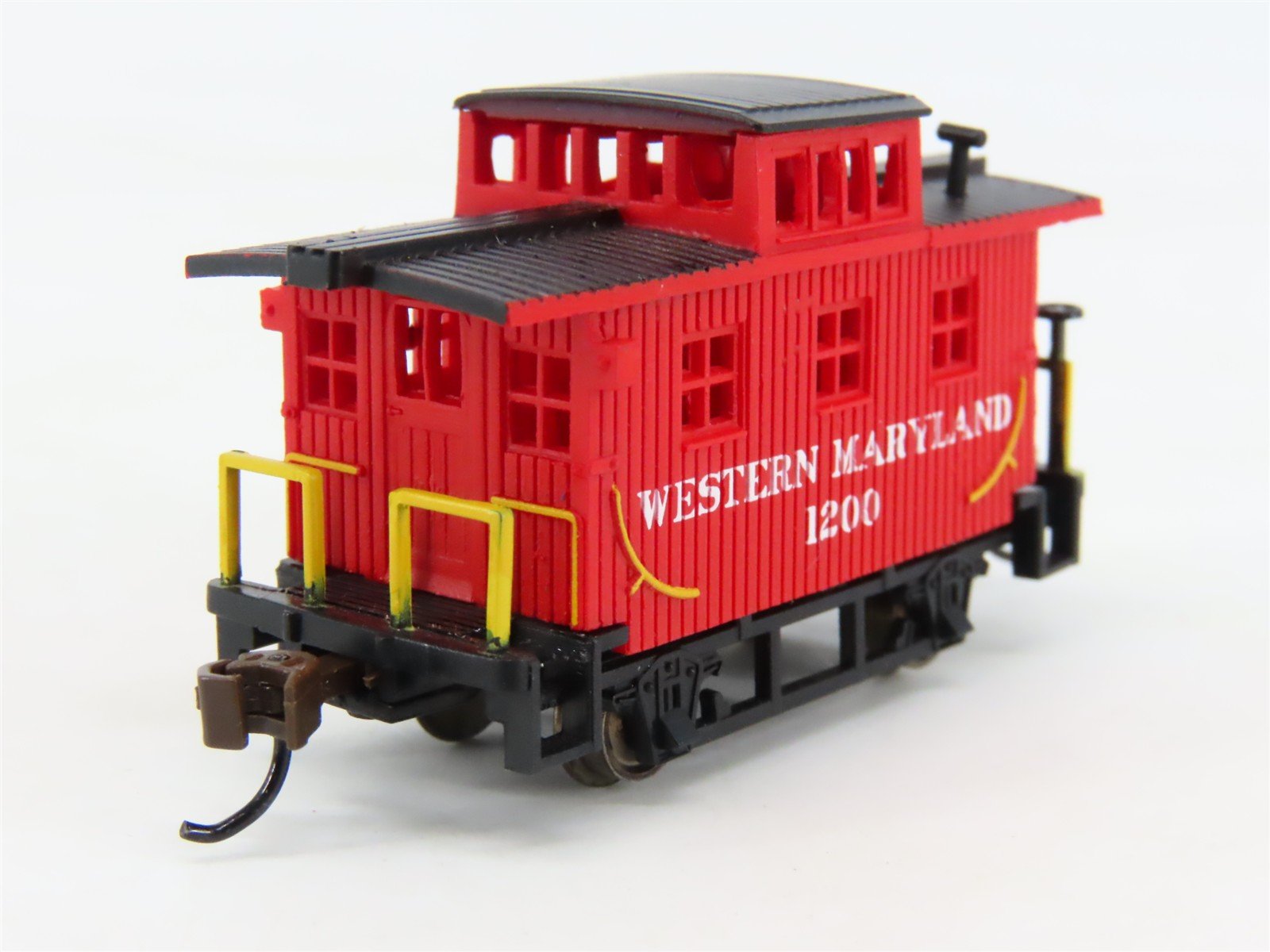 N Bachmann Silver 15755 WM Western Maryland Old-Time Center Cupola Caboose #1200