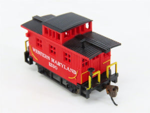 N Bachmann Silver 15755 WM Western Maryland Old-Time Center Cupola Caboose #1200