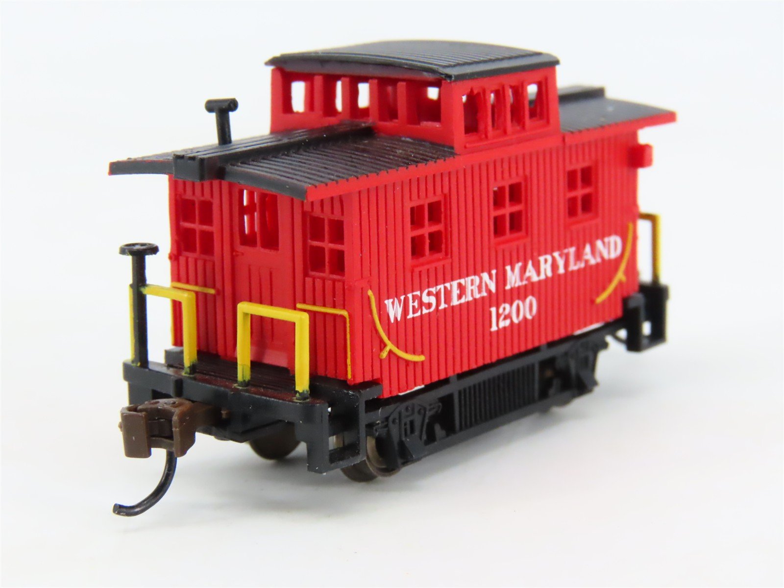 N Bachmann Silver 15755 WM Western Maryland Old-Time Center Cupola Caboose #1200