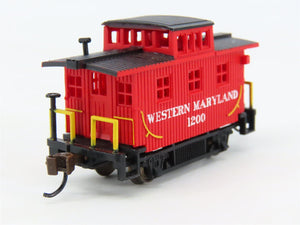 N Bachmann Silver 15755 WM Western Maryland Old-Time Center Cupola Caboose #1200