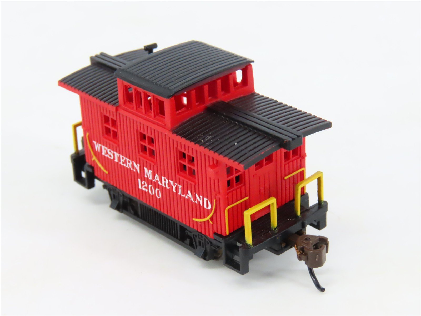 N Bachmann Silver 15755 WM Western Maryland Old-Time Center Cupola Caboose #1200