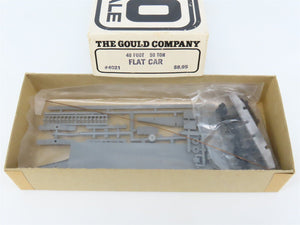 HO Scale The Gould Company Kit #4021 Undecorated 50-Ton 40' Flat Car