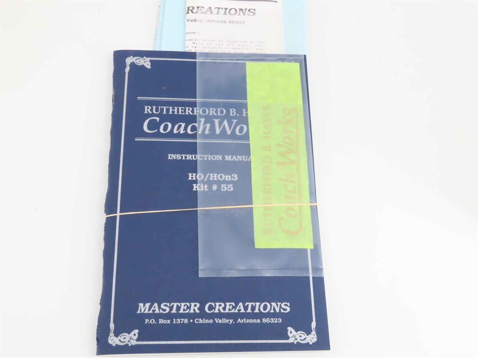 HO/HOn3 Scale Master Creations 55 Rutherford B Hayes. Coach Works Building Kit