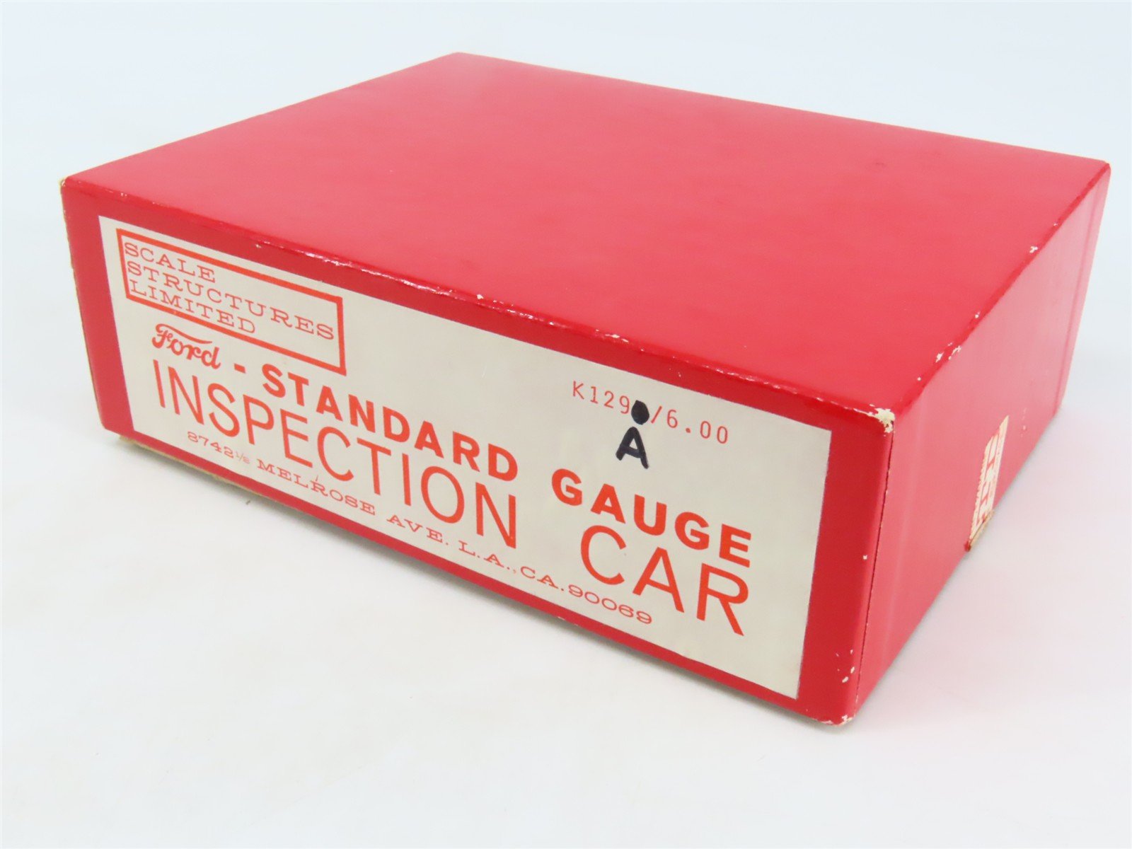 HO 1/87 Scale Structures SS LTD Kit #K129A Ford Standard Gauge Inspection Car