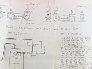 HO 1/87 Scale Structures SS LTD Scenery Kit #K113D Water Pump & Steam Fittings